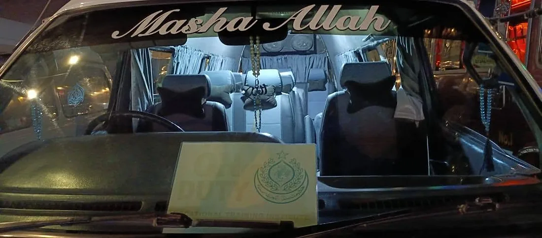 Hiace with curtains